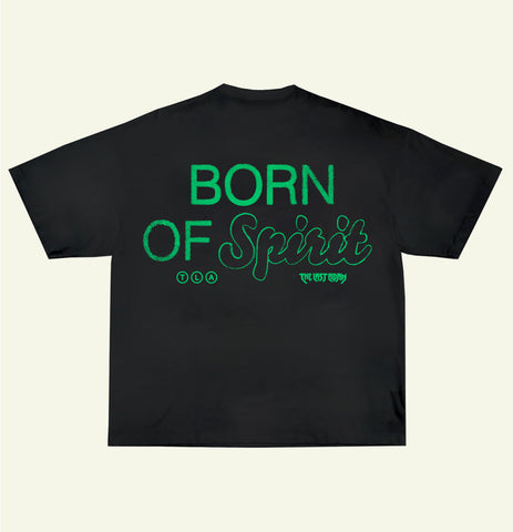 BORN OF SPIRIT TEE (BLACK)
